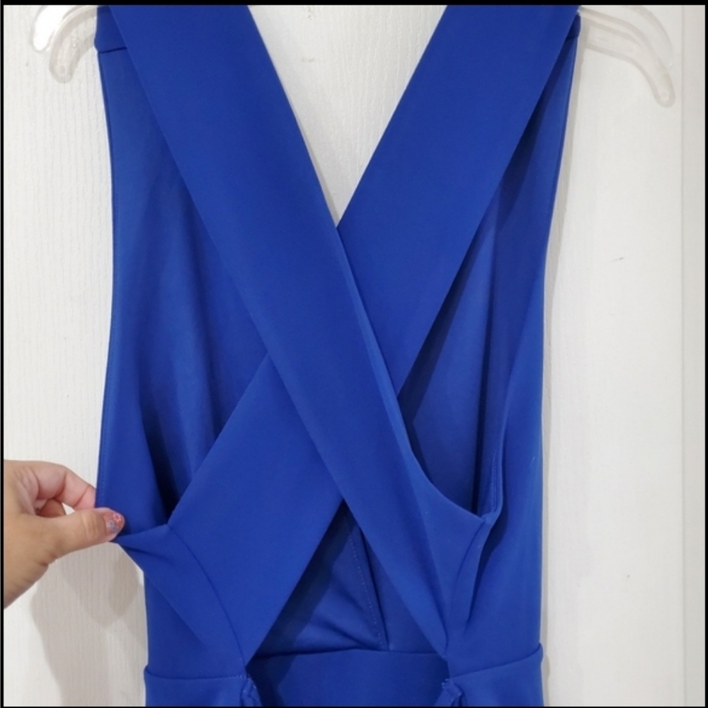 Royal Blue Jumpsuit with Plunging V-Neck Size 1xl💙💙 - Picture 12 of 15